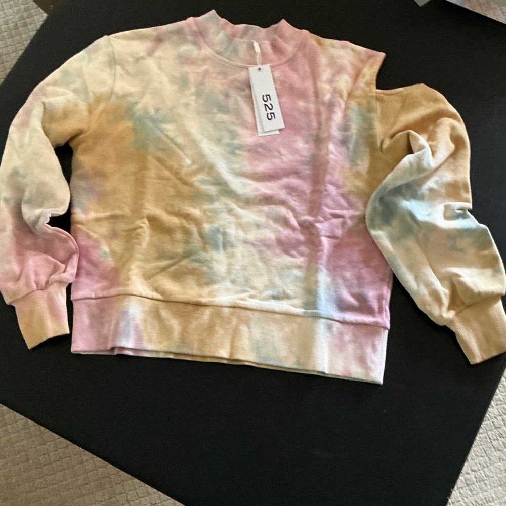 525 America Tie-Dye Sweater - Pink, Blue, Yellow